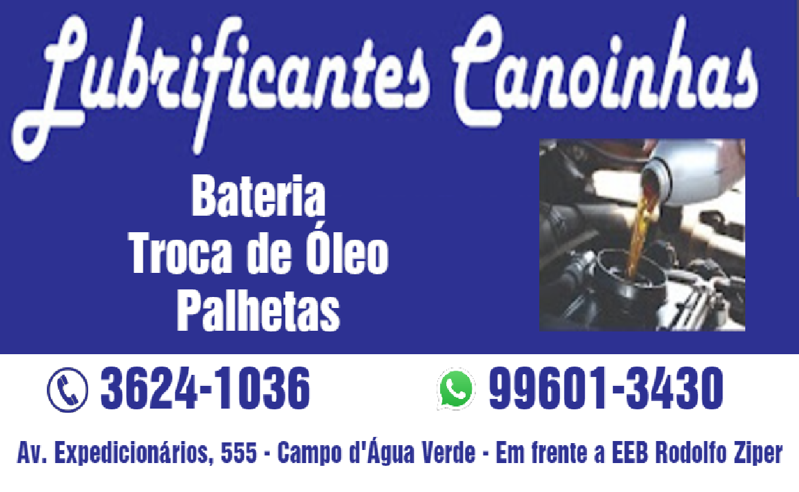 Lubrificantes Canoinhas